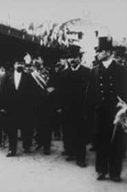 Le président après l’inauguration du monument de Paul Baudry