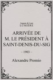 Arrivée de M. le président à Saint-Denis-du-Sig
