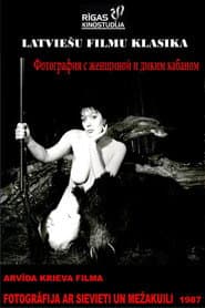 The Photo of a Woman with a Boar