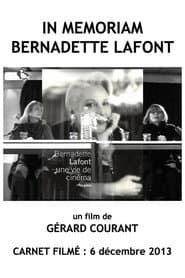 In Memoriam Bernadette Lafont