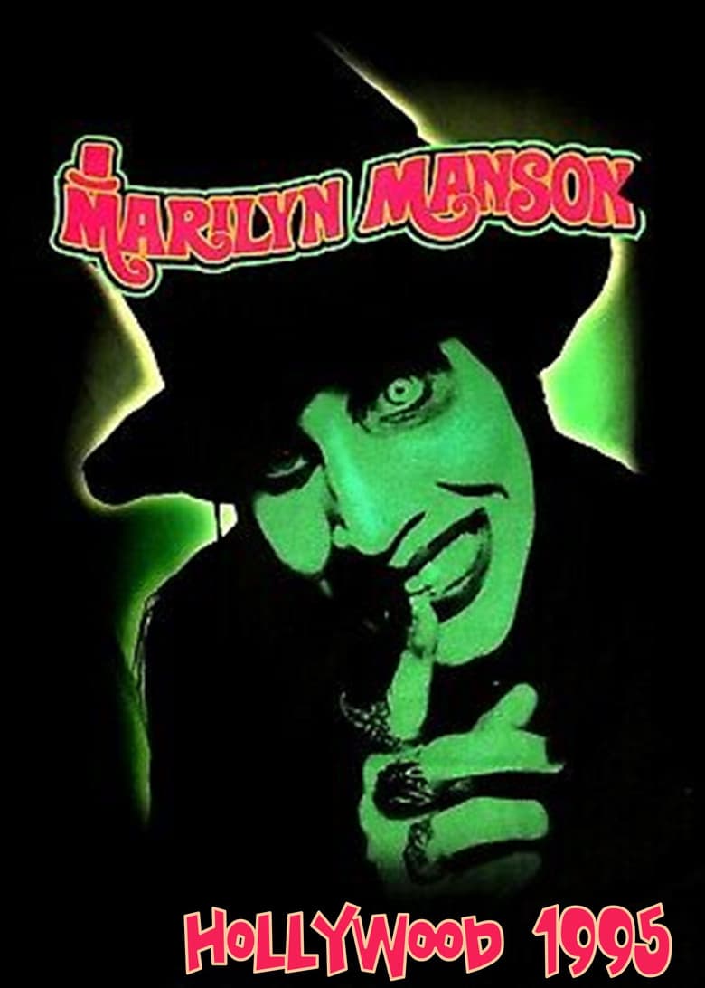 Marilyn Manson - Hollywood 1995 poster