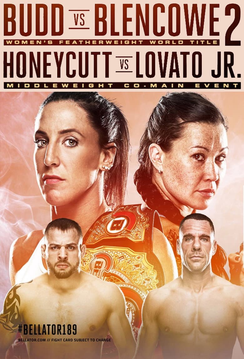 Bellator 189: Budd vs. Blencowe 2 poster