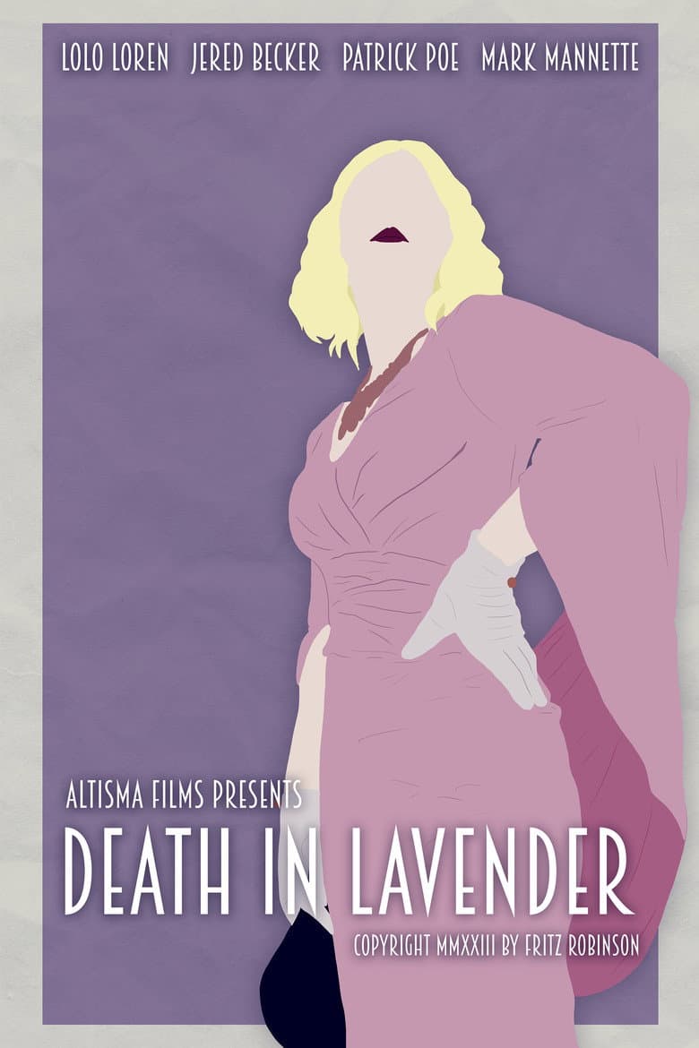 Death in Lavender poster