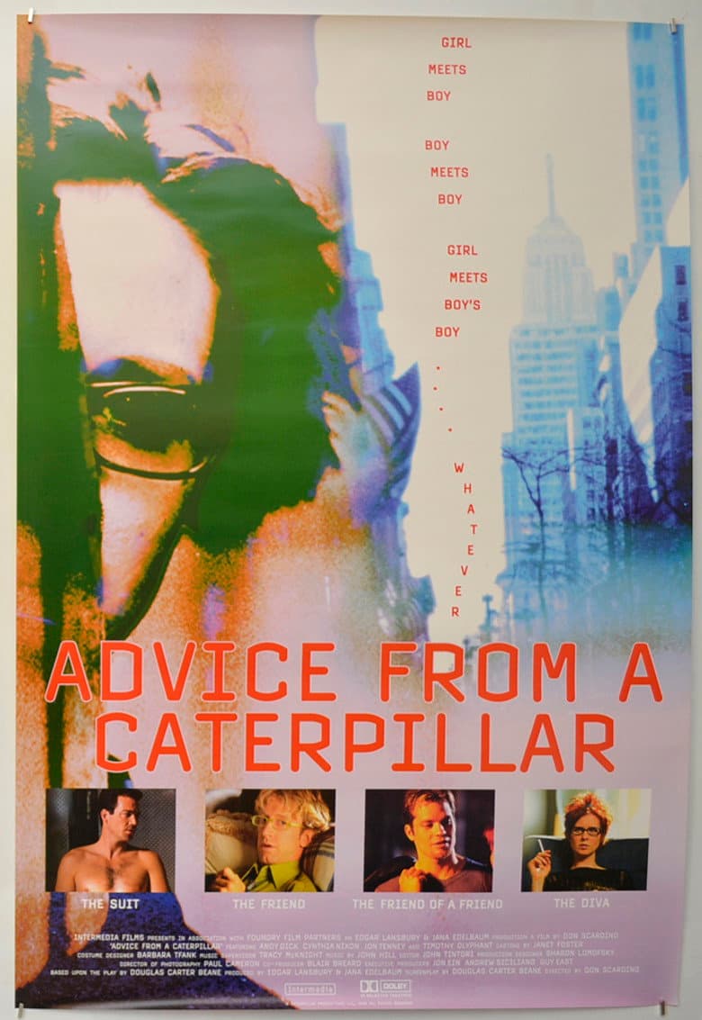 Advice From a Caterpillar poster