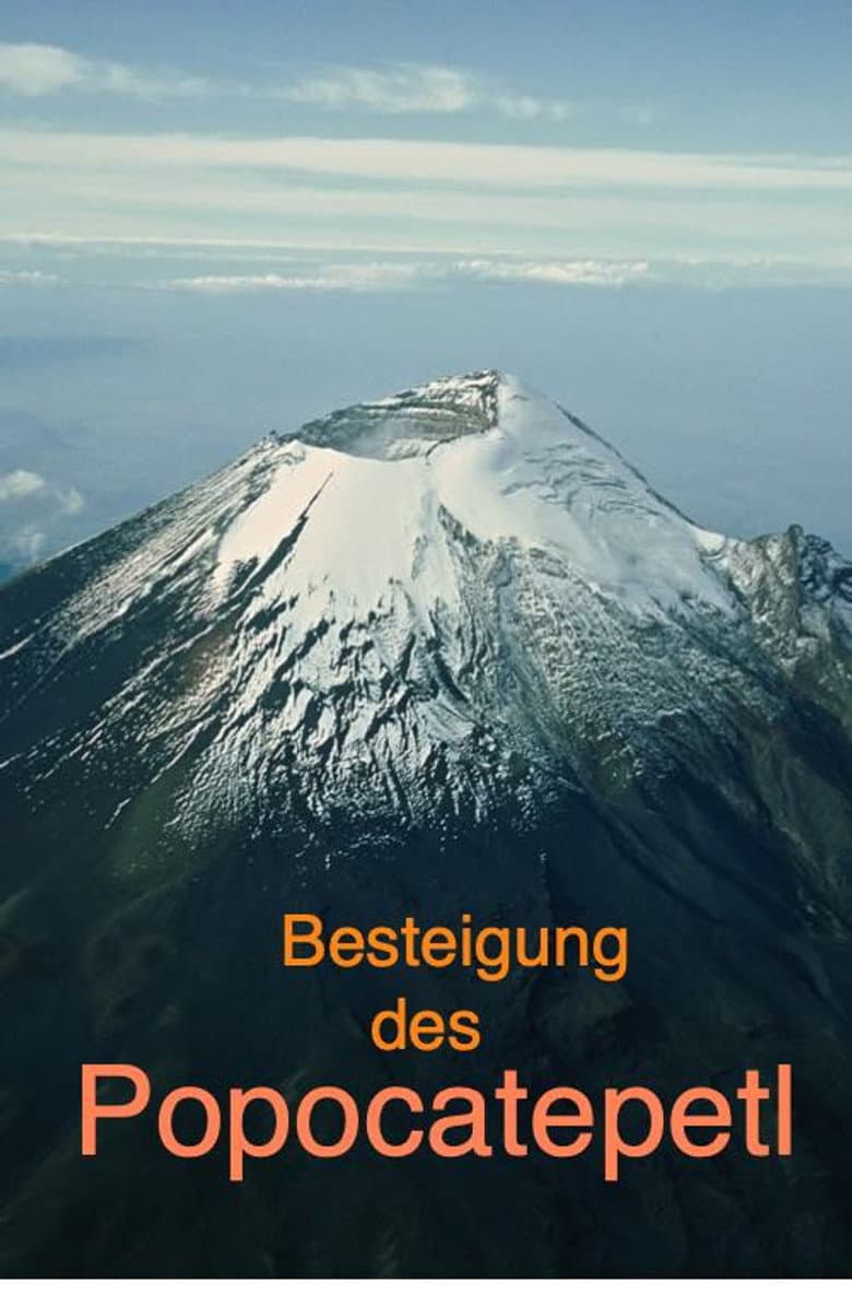 Der Popocatepetl "Ersteigung des 5.393 m hohen Berges poster