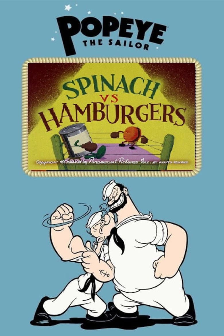 Spinach vs Hamburgers poster