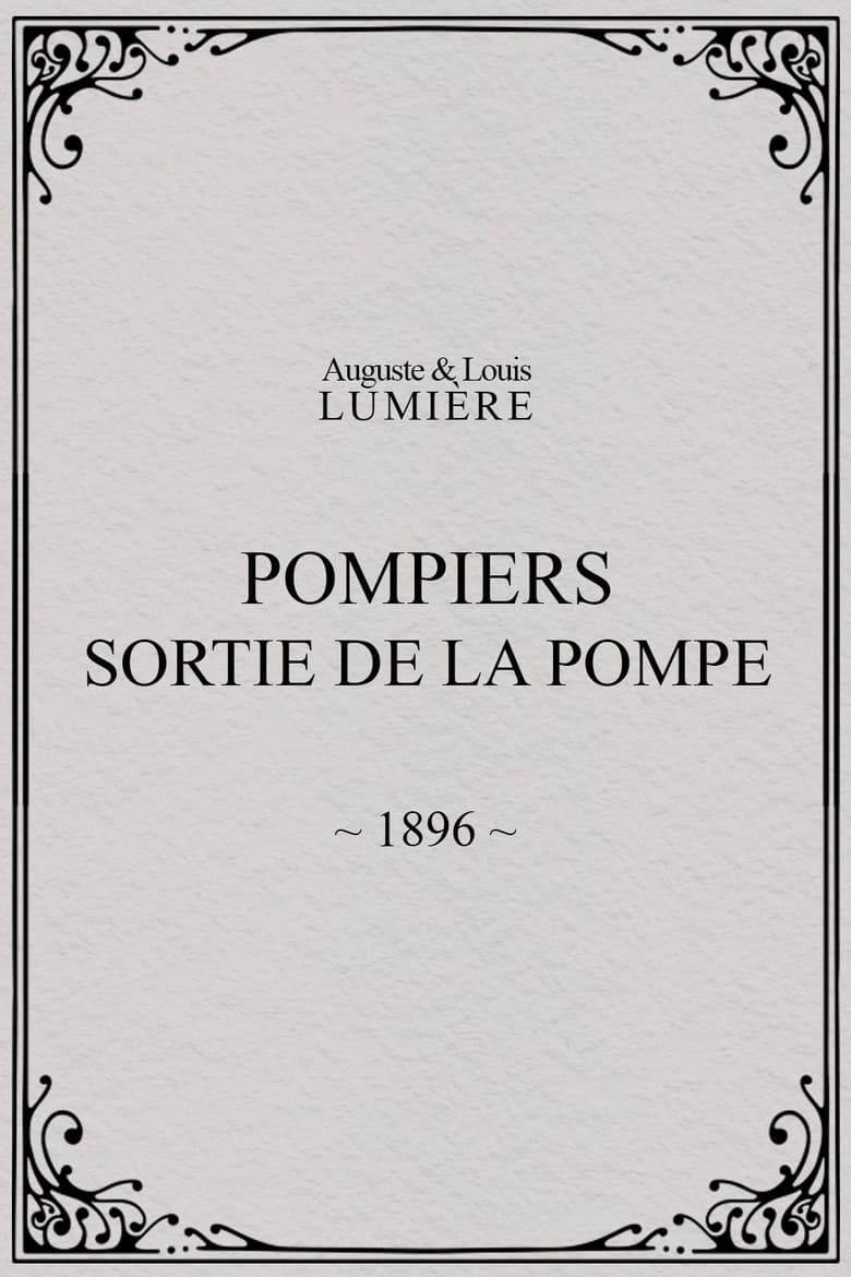 Pompiers : sortie de la pompe poster