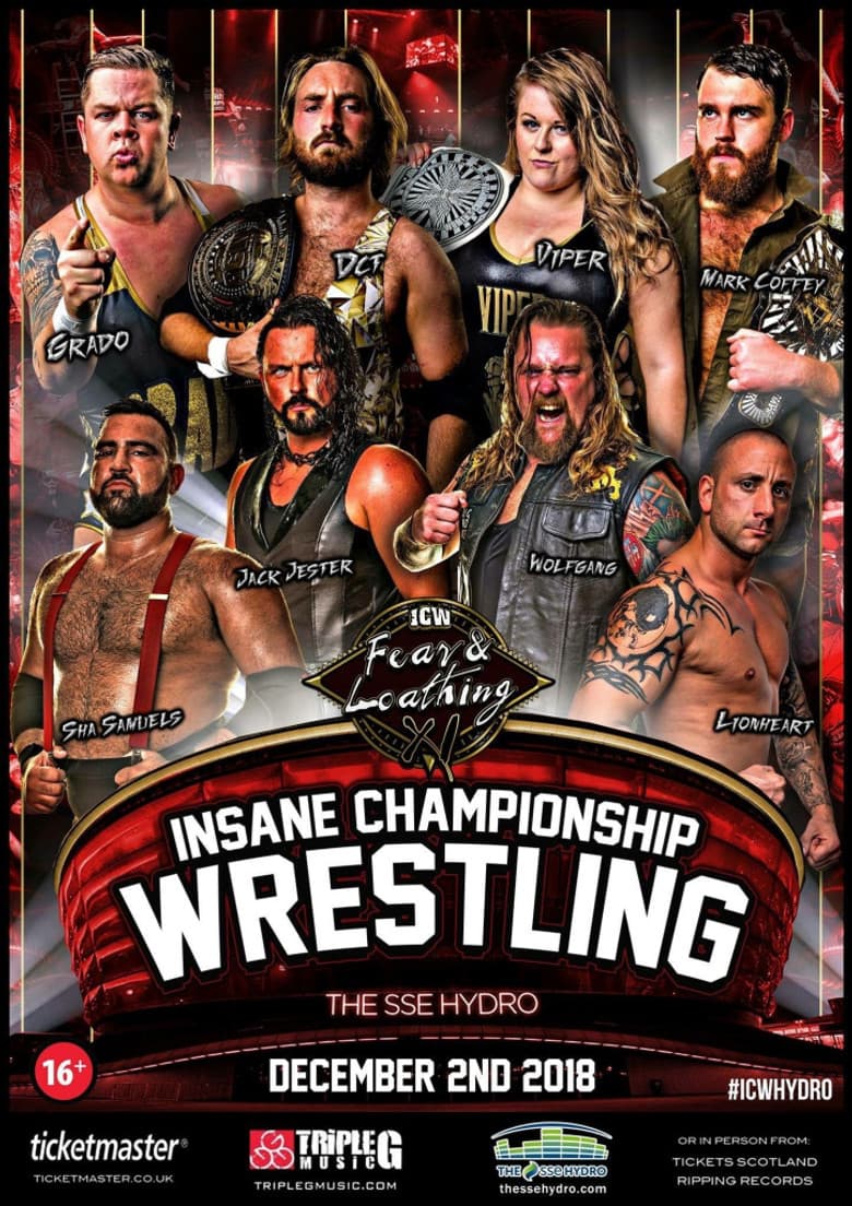 ICW Fear and Loathing XI poster