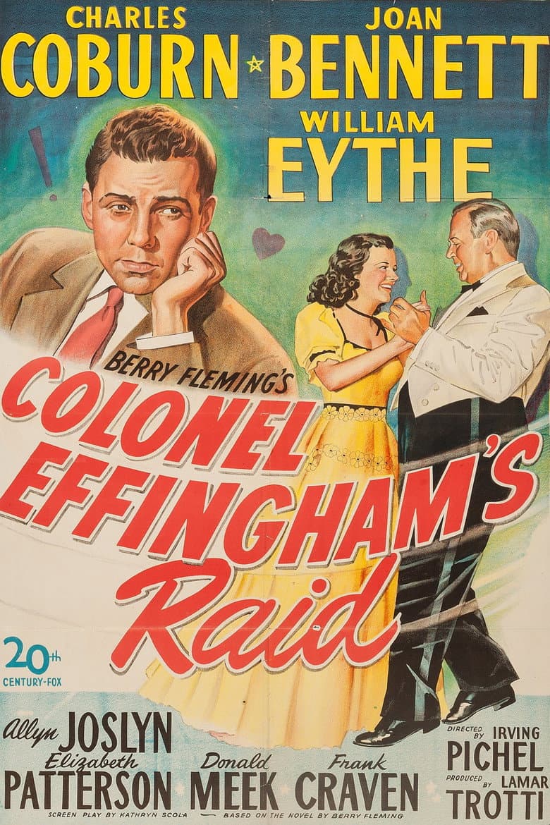 Colonel Effingham's Raid poster