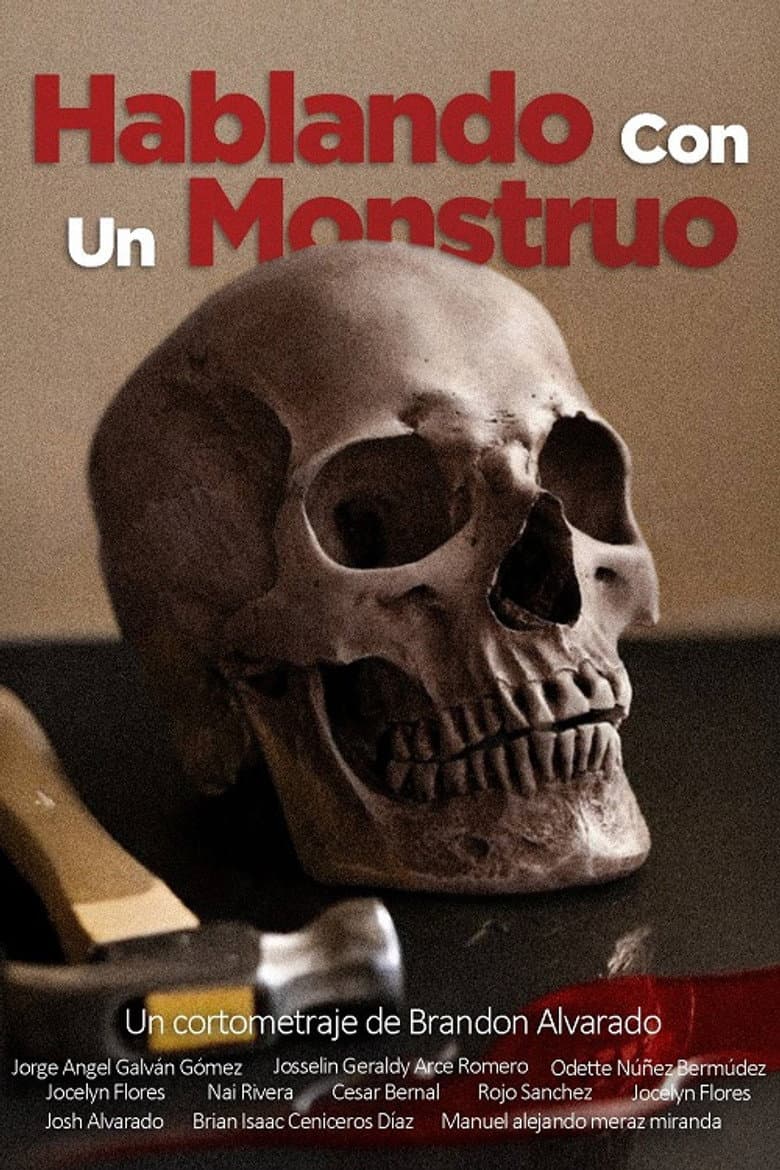 Hablando con un monstruo poster