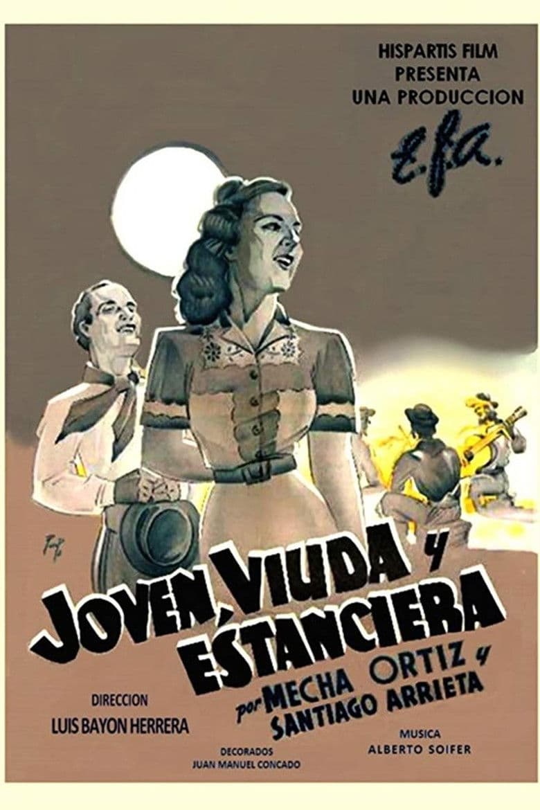 Joven, viuda y estanciera poster