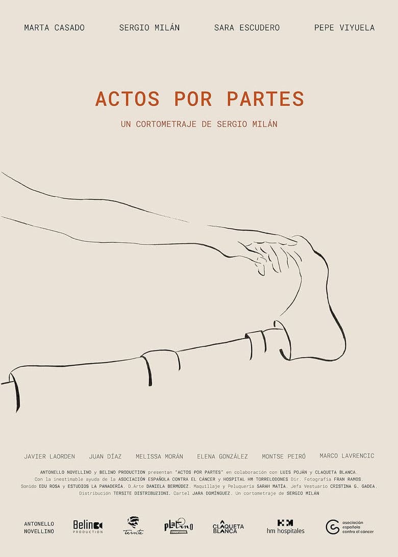 Actos por partes poster