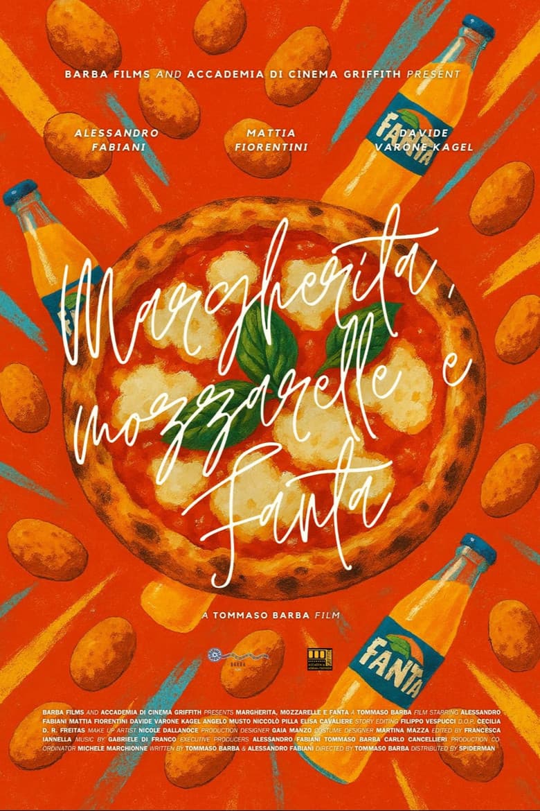 Margherita, mozzarelle and Fanta poster