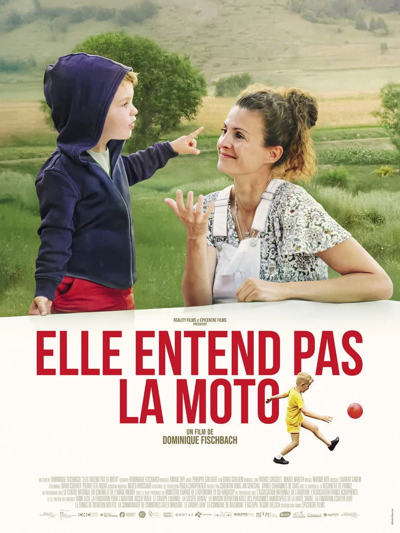 Elle entend pas la moto poster
