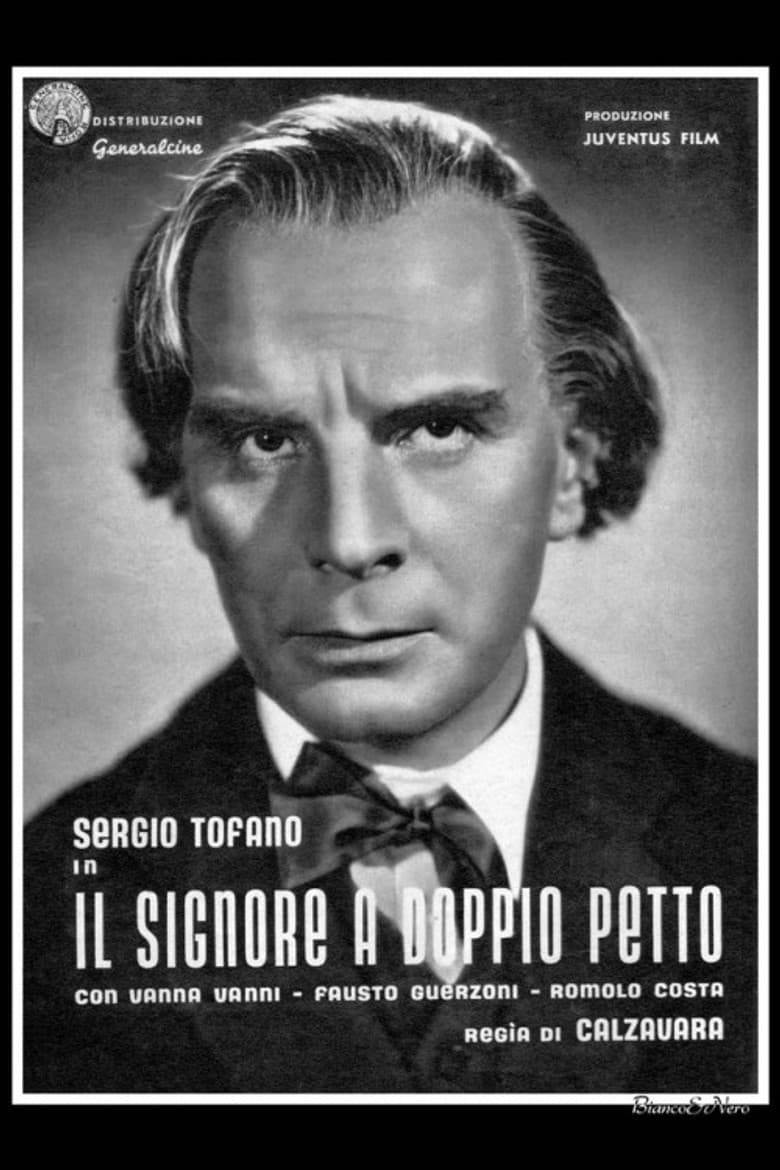 Il signore a doppio petto poster