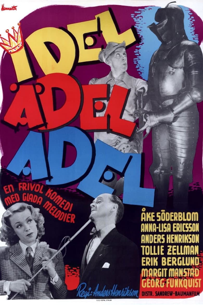 Idel ädel adel poster