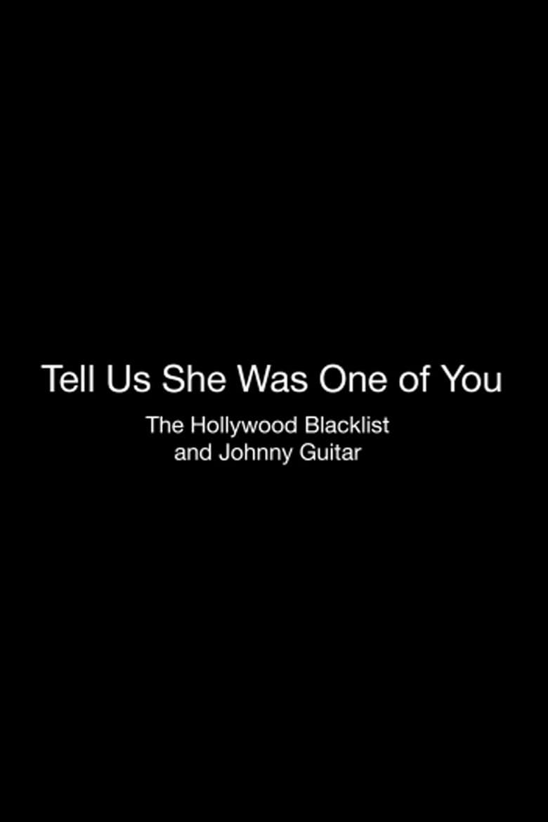 Tell Us She Was One of You: The Hollywood Blacklist and 'Johnny Guitar' poster