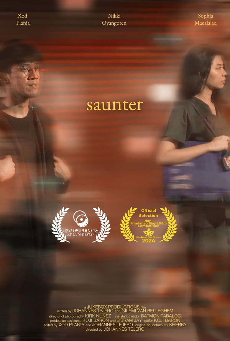 Saunter poster