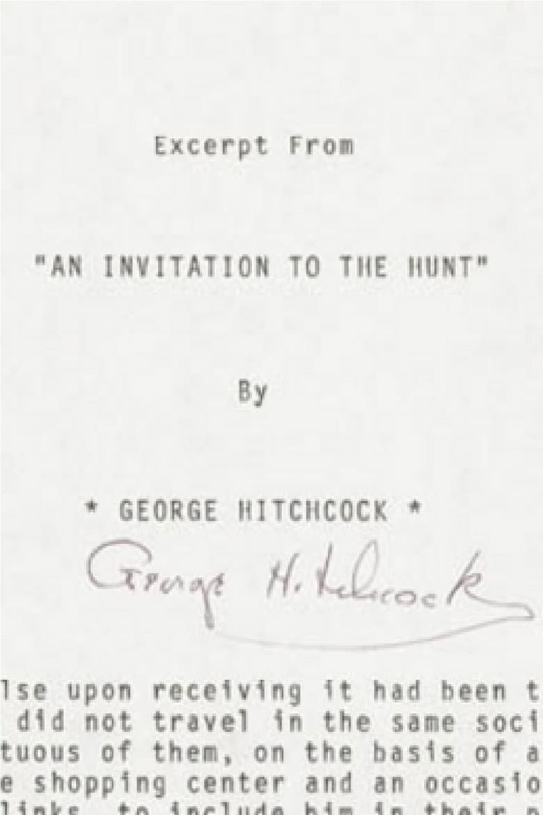 An Invitation to the Hunt poster