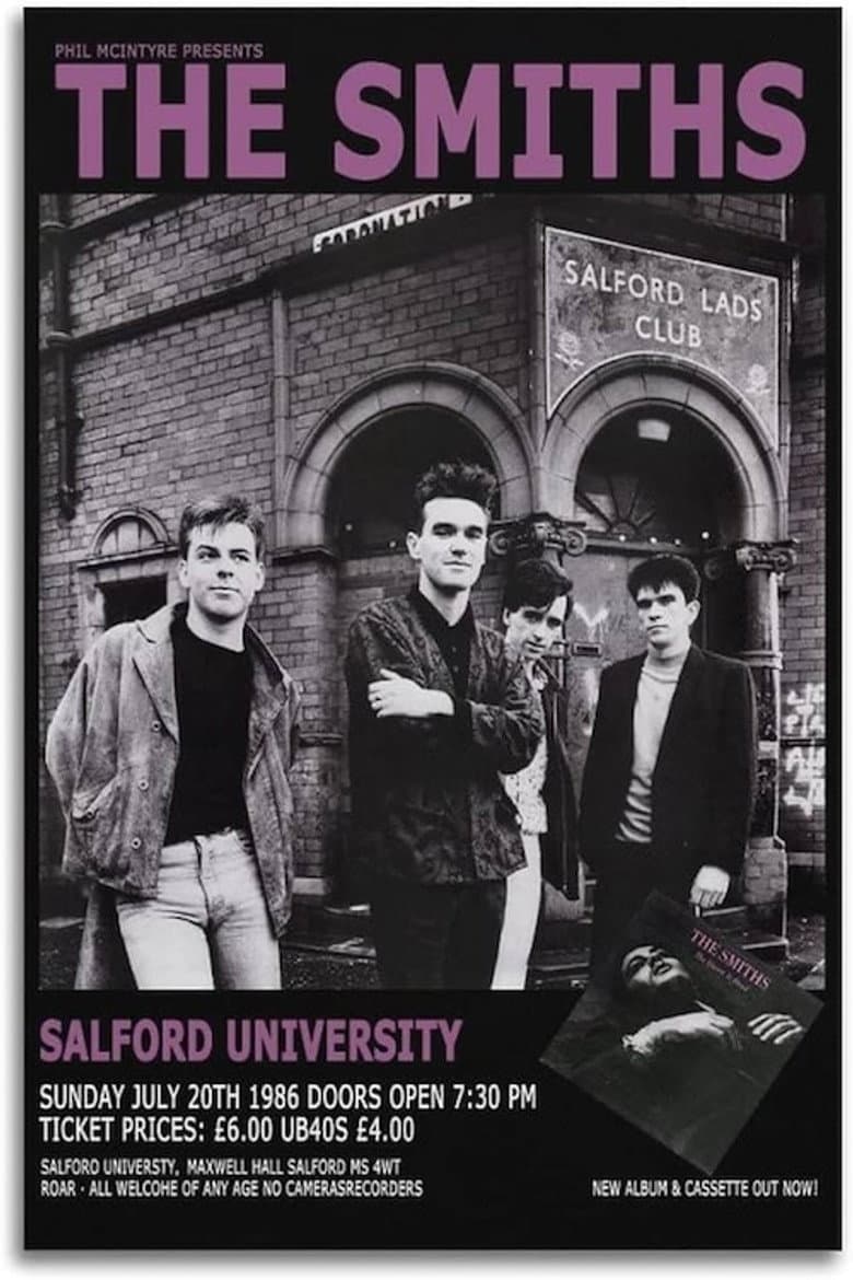 The Smiths: Salford University poster