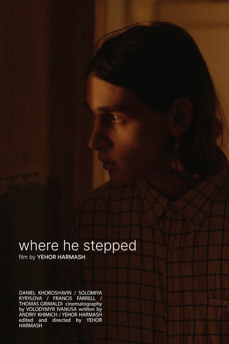 where he stepped poster