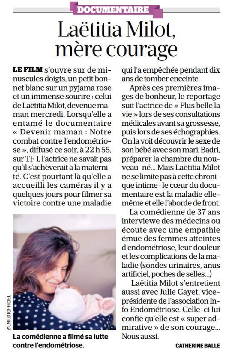 Devenir maman : notre combat contre l'endométriose poster