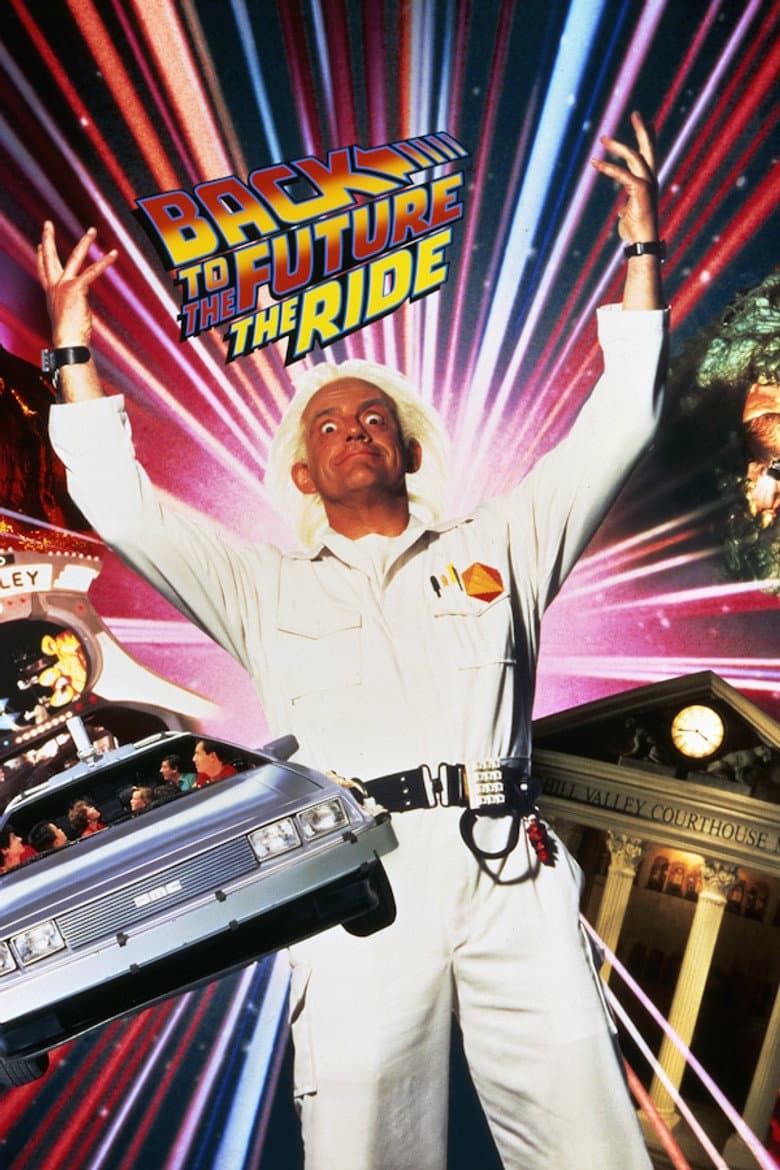 Back to the Future... The Ride poster