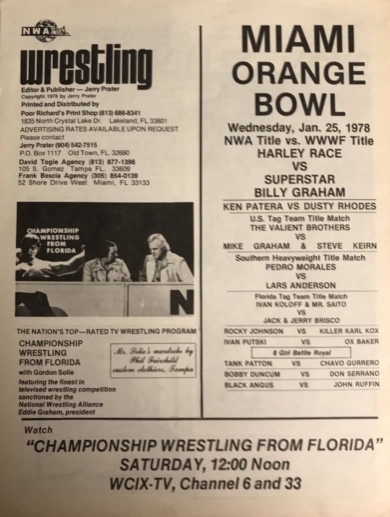 The Super Bowl of Wrestling poster