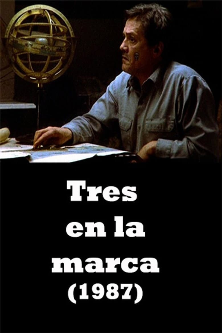 Tres en la marca poster
