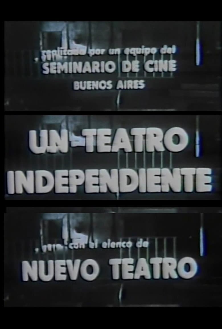 Un teatro independiente poster