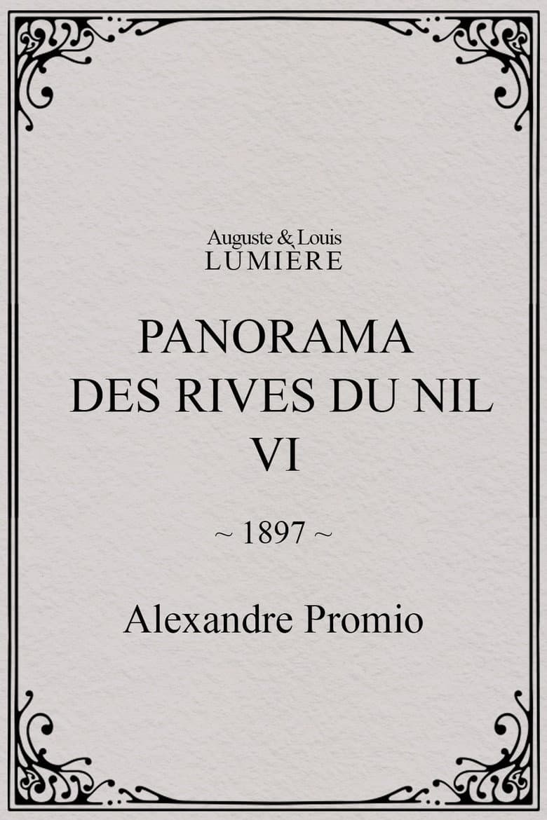 Panorama des rives du Nil, [VI] poster