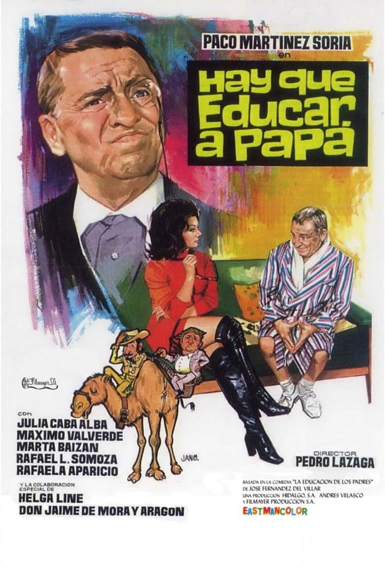 Hay que educar a papá poster