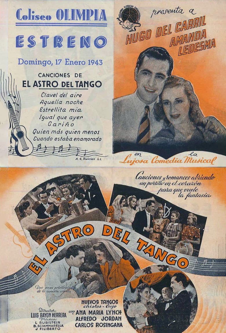 El astro del tango poster