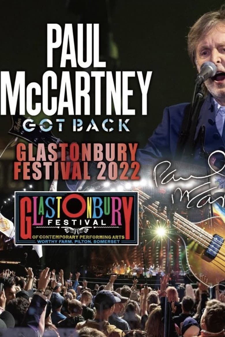 Paul McCartney at Glastonbury Festival poster