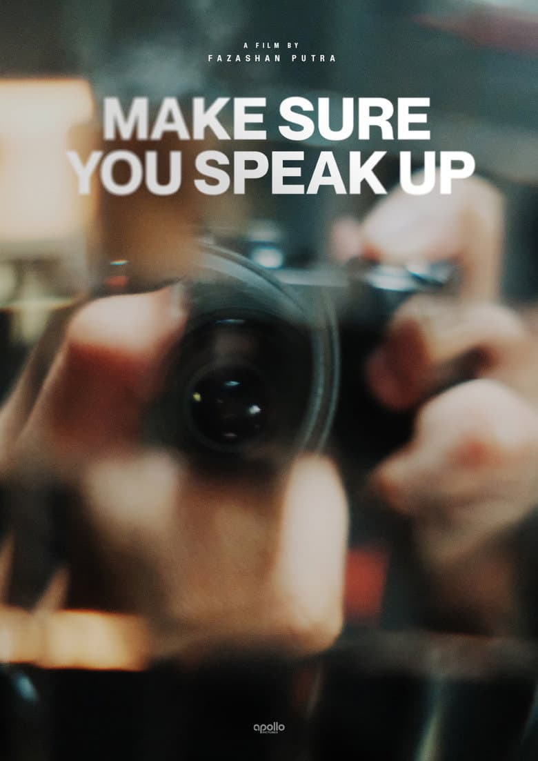 Make Sure You Speak Up poster