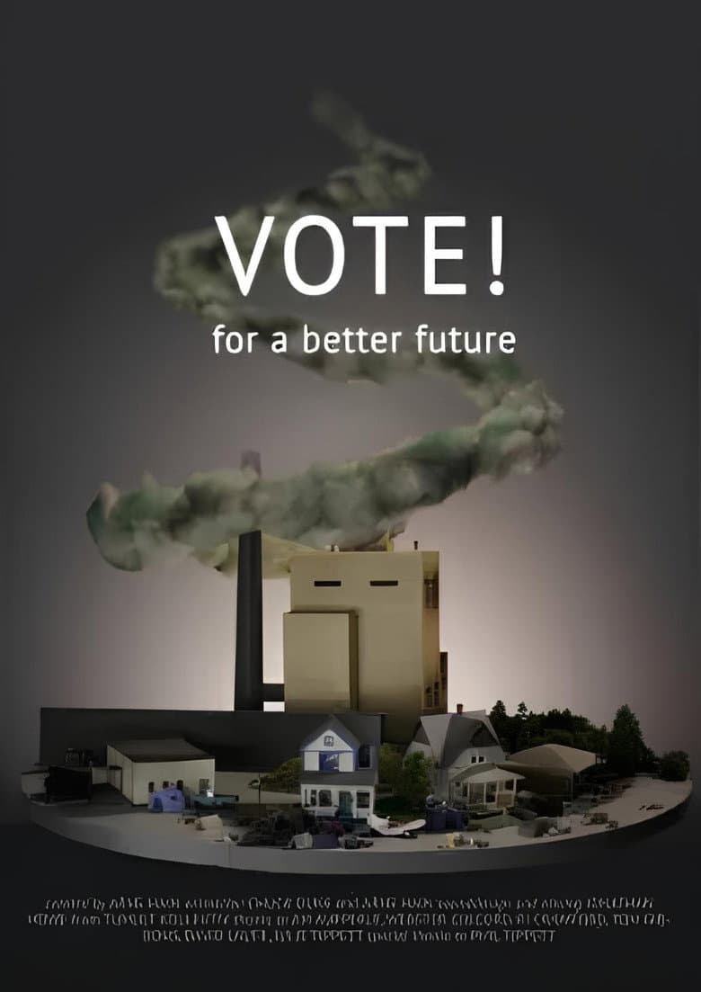 Vote! for a better future poster