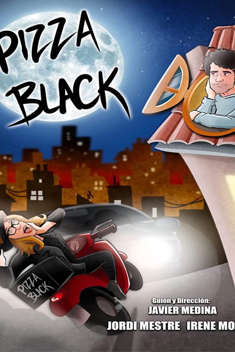 Pizza Black poster