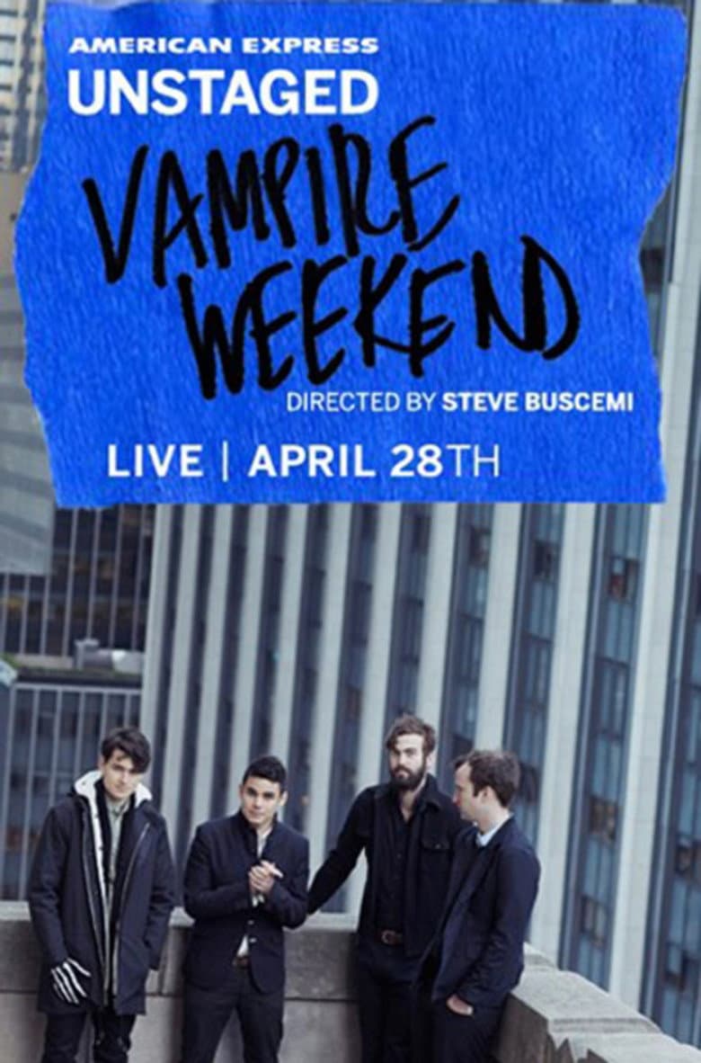 AMEX Unstaged Presents: Vampire Weekend poster