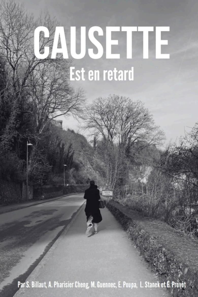 Causette est en retard poster