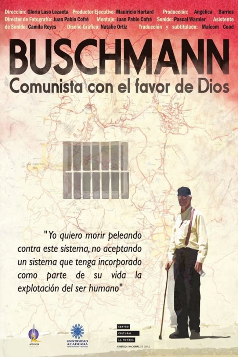 Buschmann, communist with God's favor poster