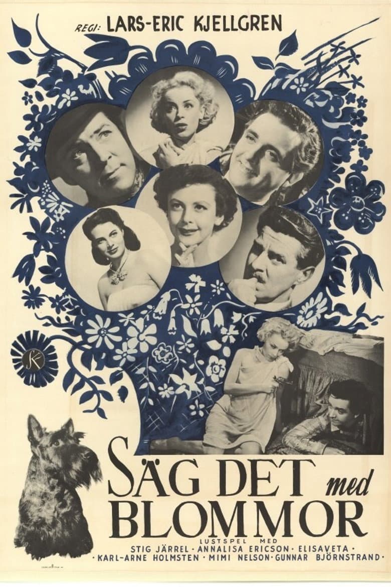 Säg det med blommor poster