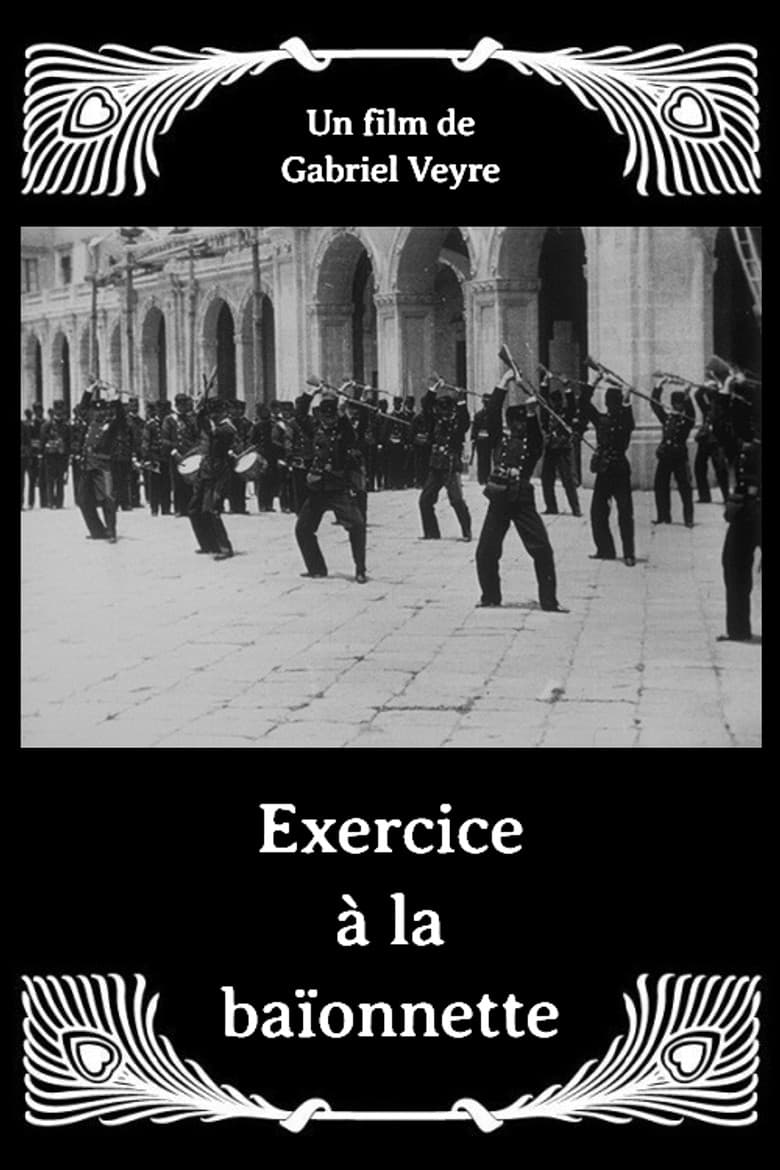 Exercice à la baïonnette poster