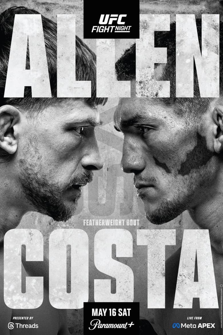 UFC Fight Night 276: Allen vs. Costa poster