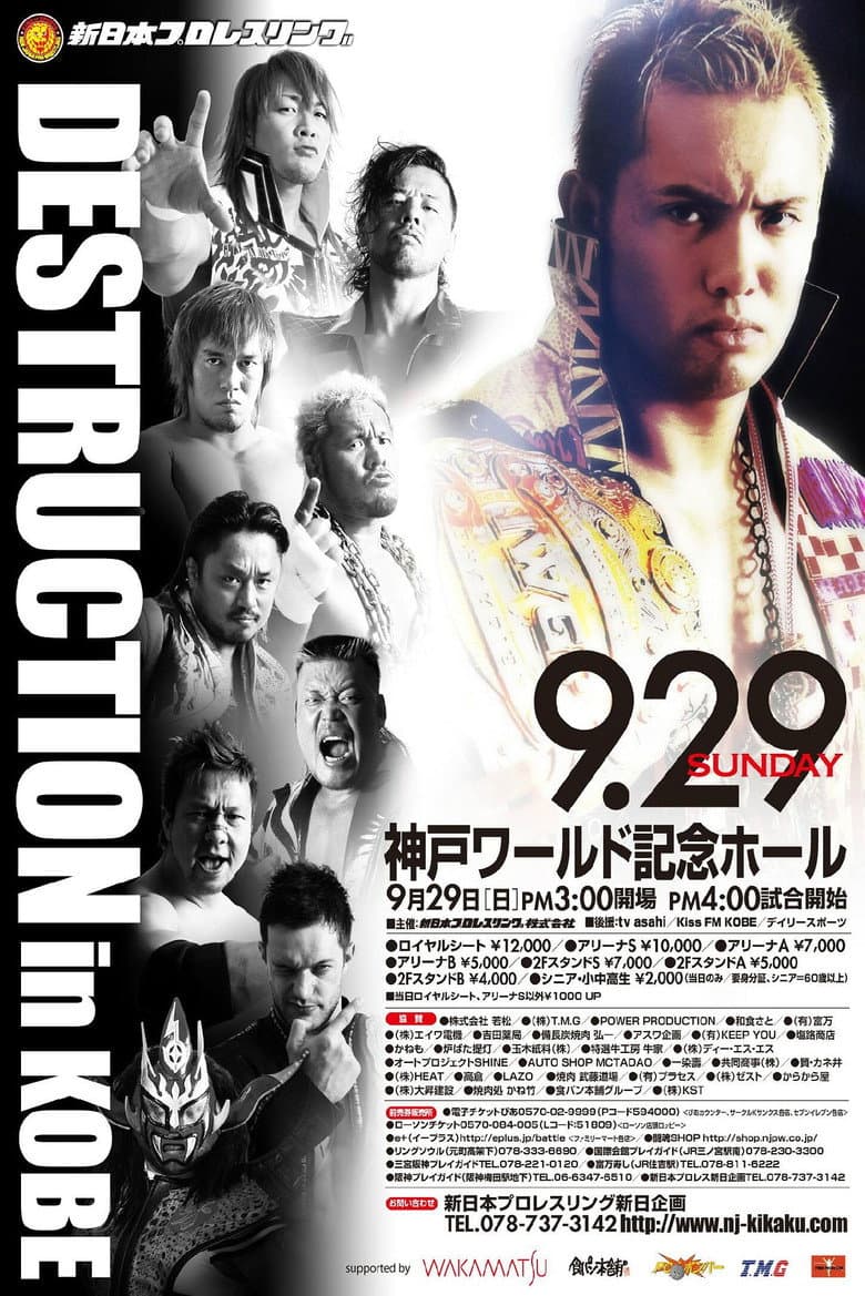 NJPW Destruction 2013 poster