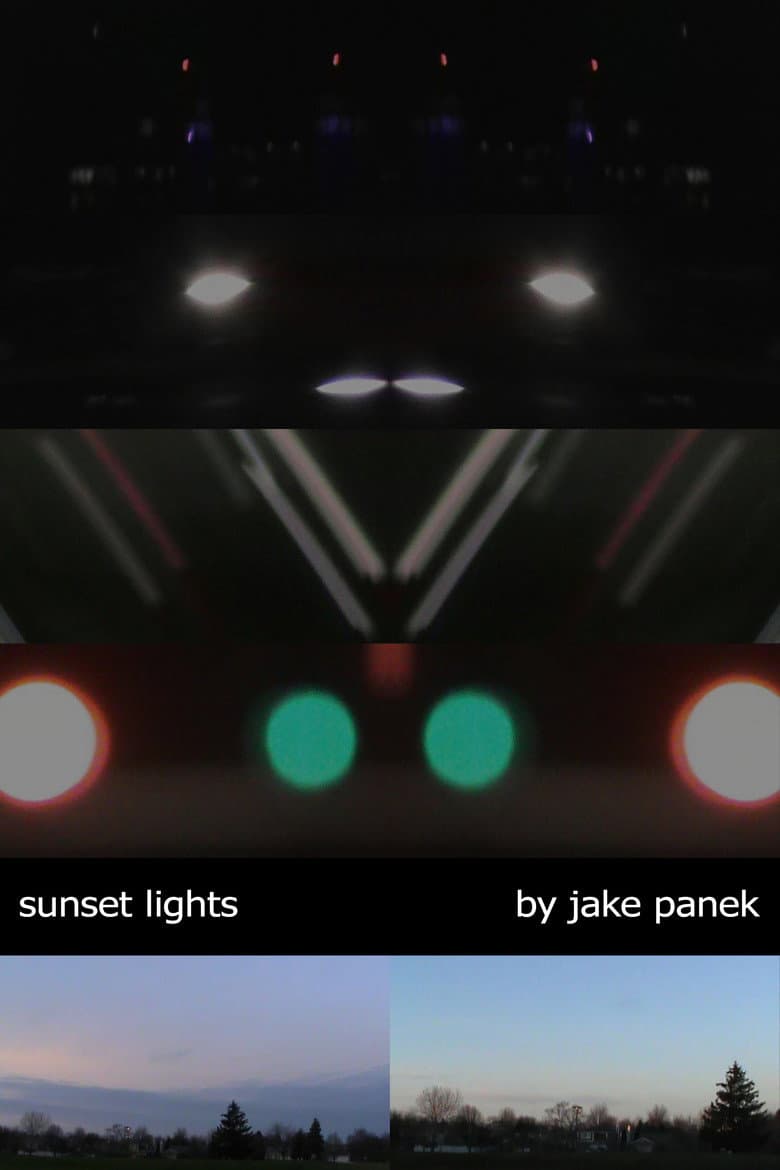 sunset lights poster