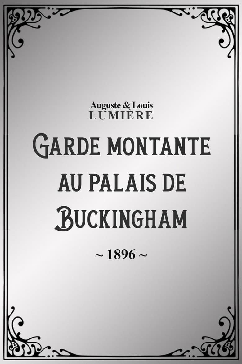 Garde montante au palais de Buckingham poster