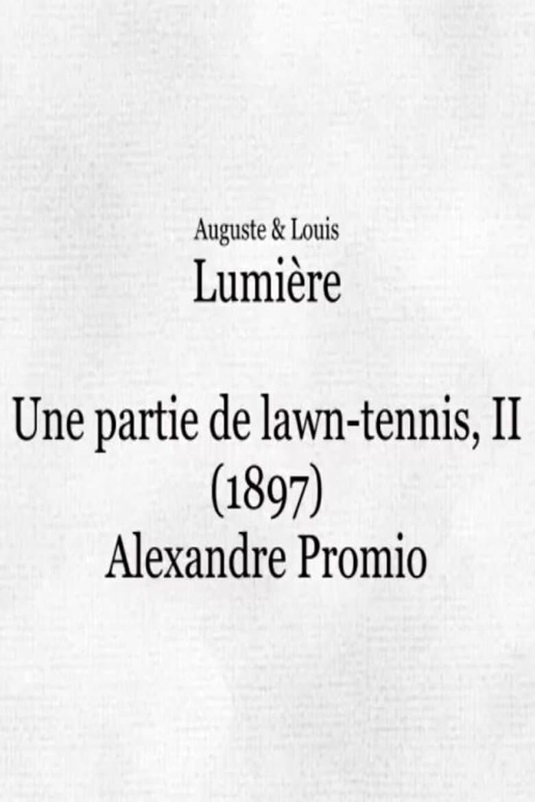 Une partie de lawn-tennis, II poster