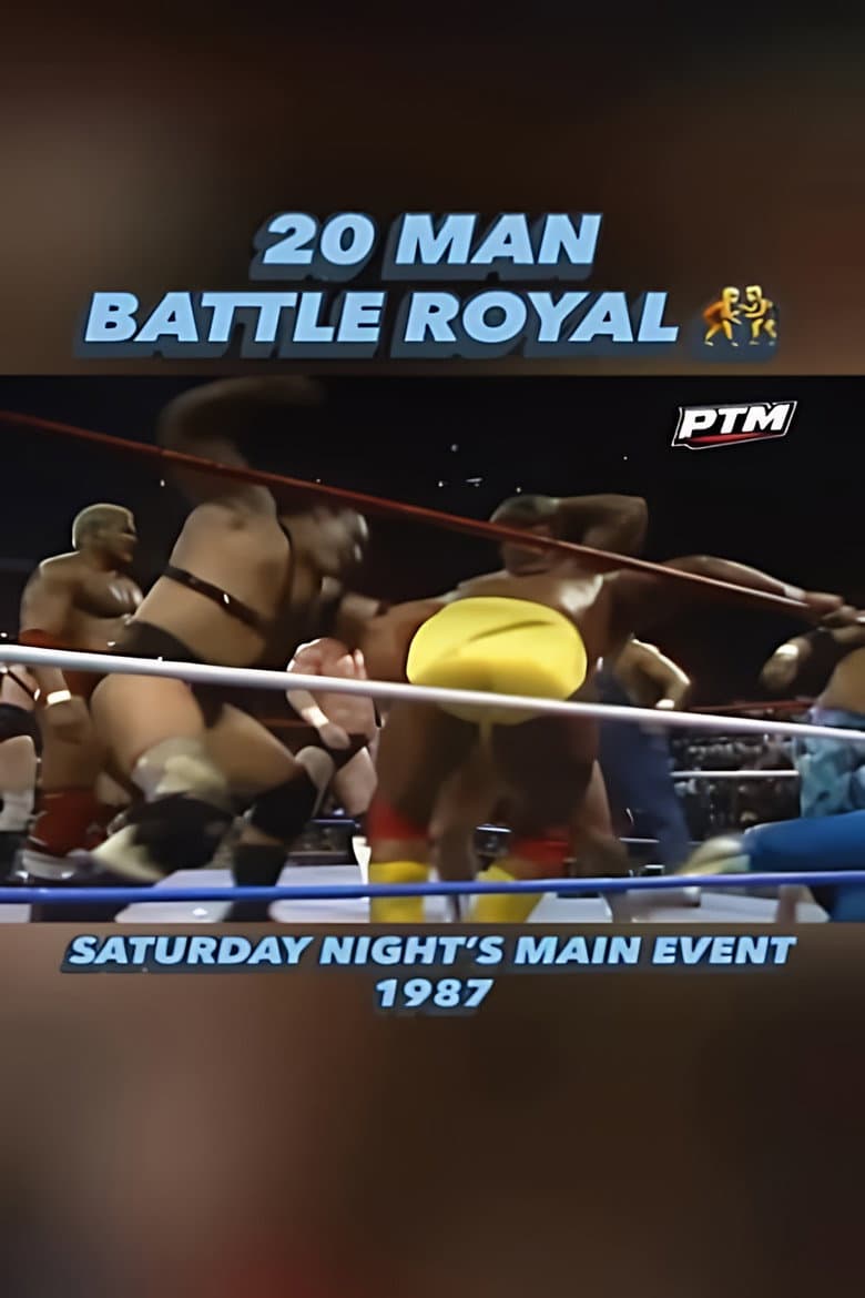 WWF 20-Man Battle Royal 1987 poster