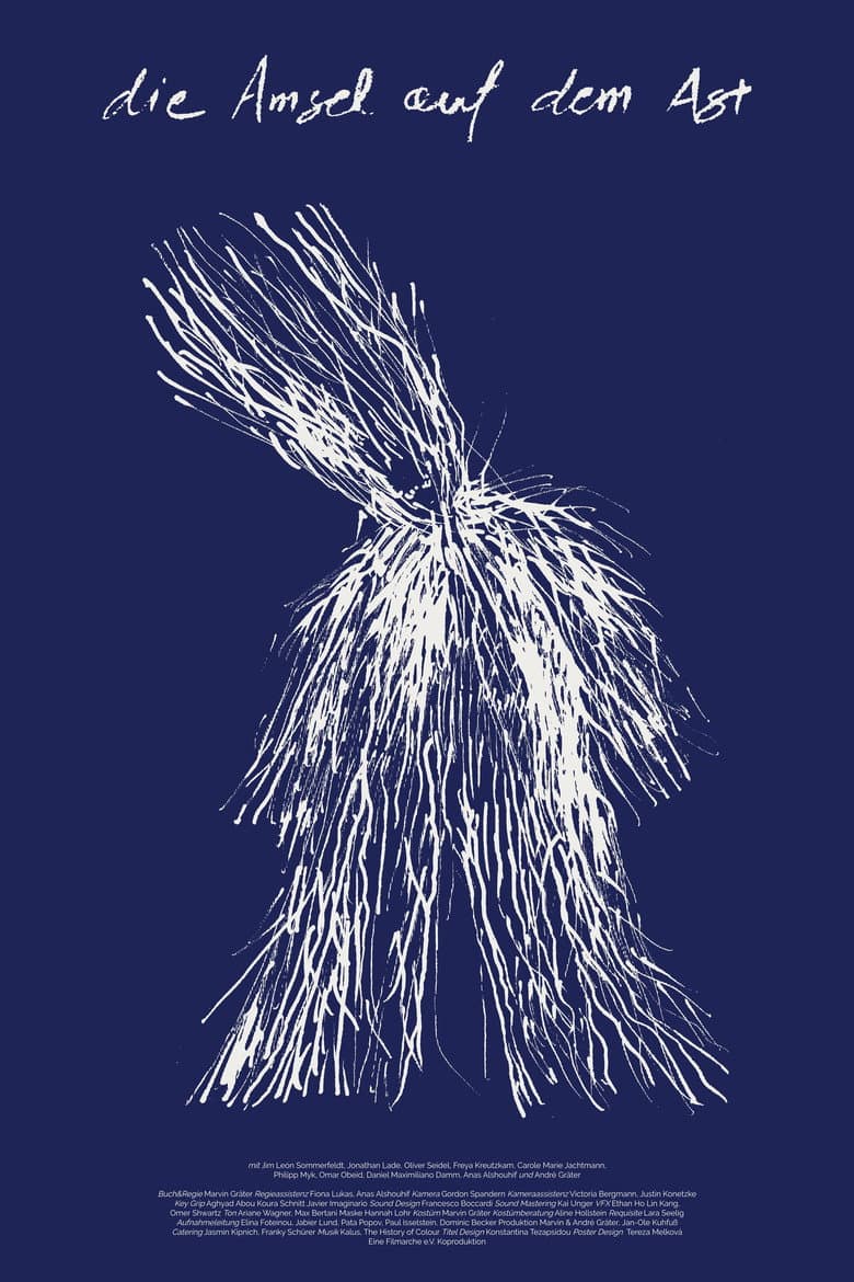 A Blackbird Sat on a Branch poster