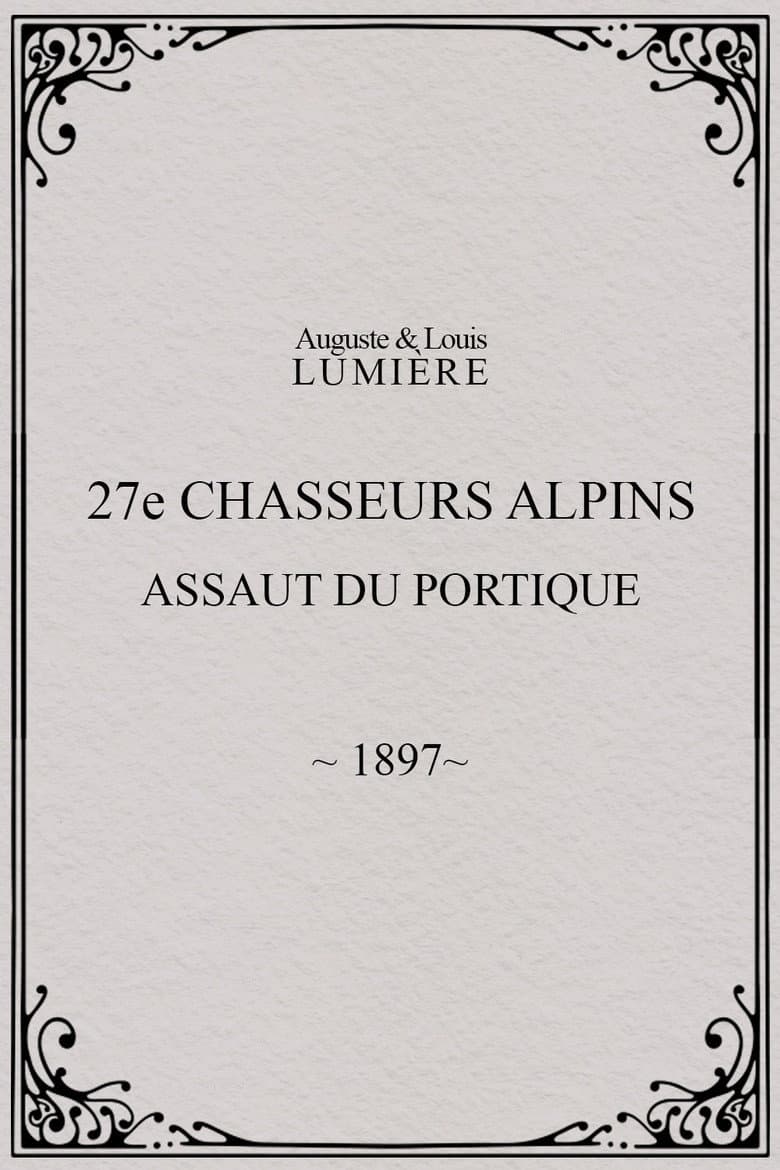27ème chasseurs alpins : assaut du portique poster